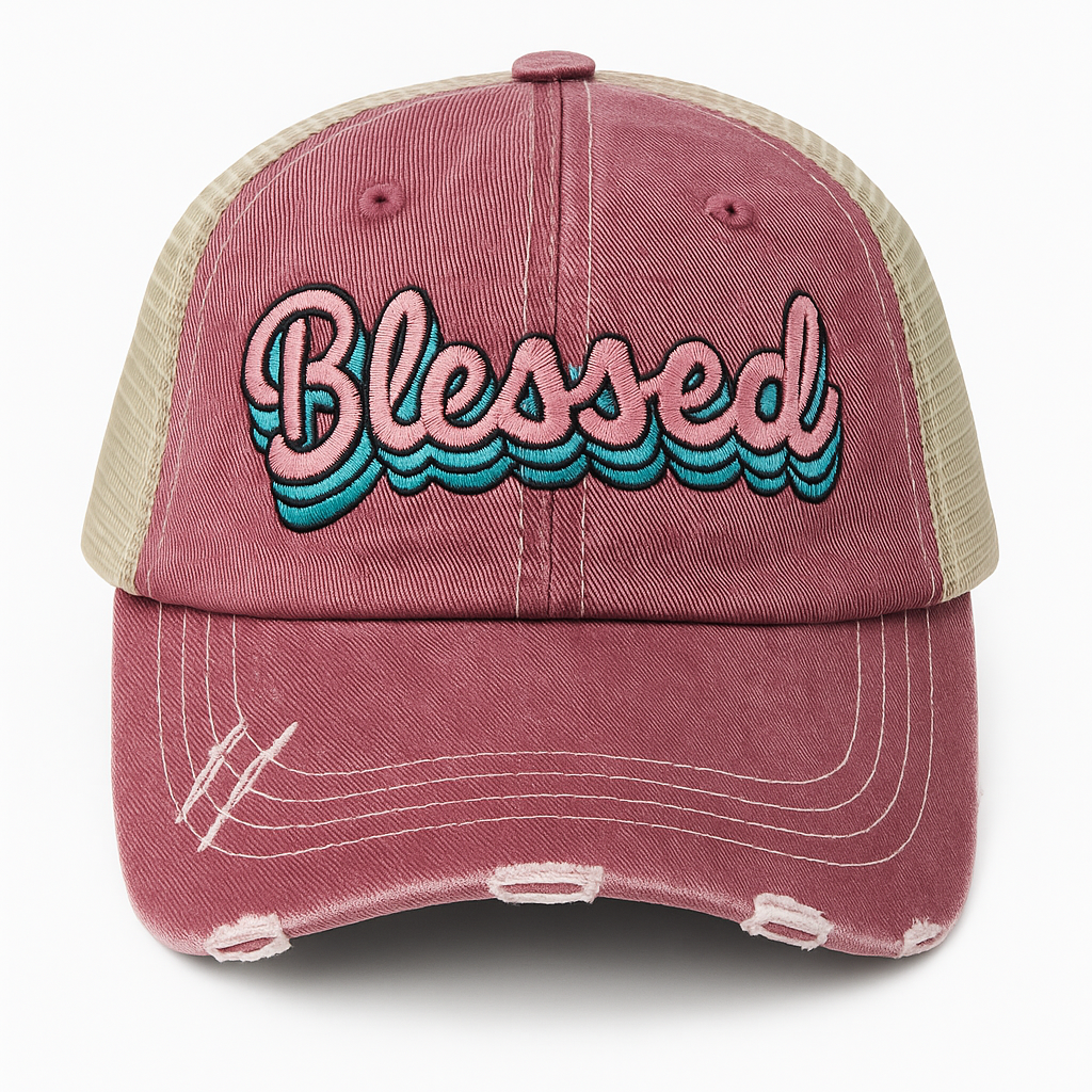Blessed Distressed Cap