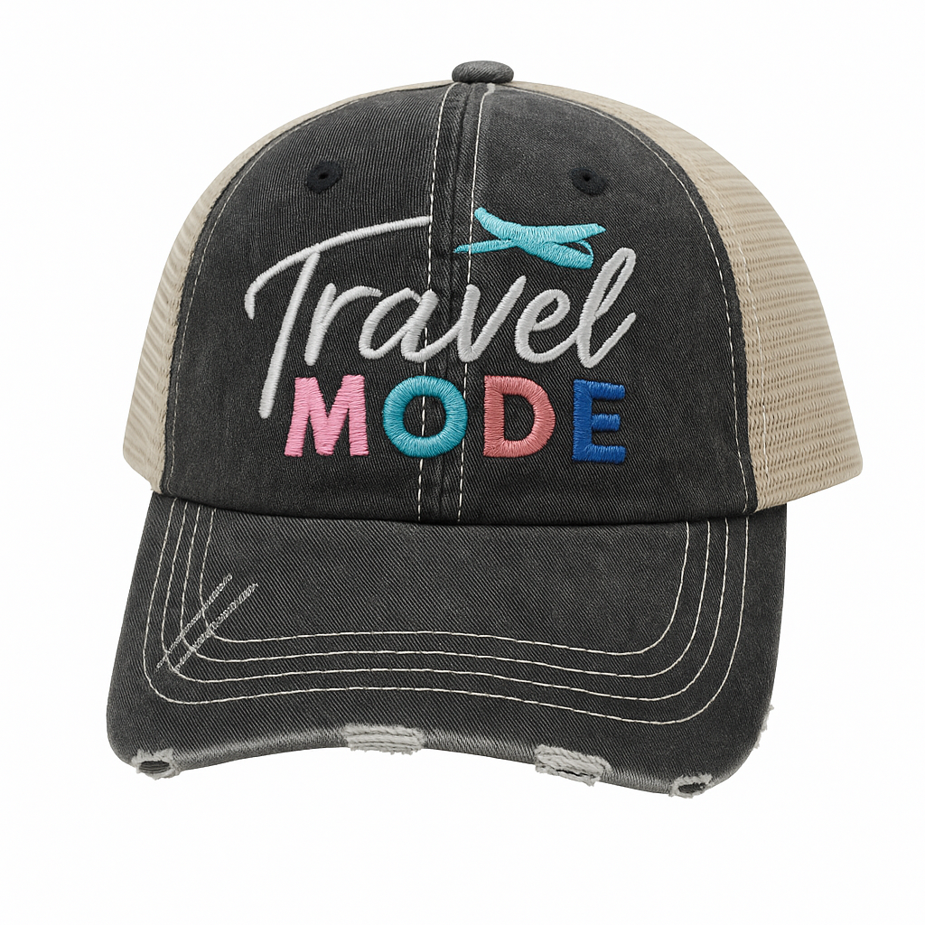 Travel Mode Distressed Cap