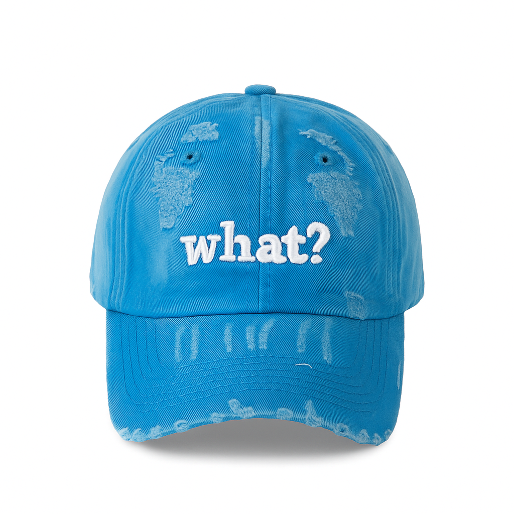 What? Distressed Cap