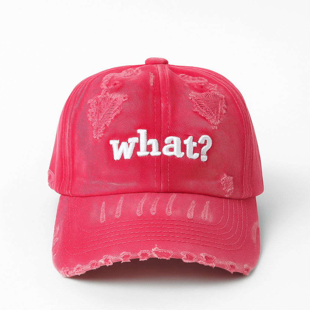 What? Distressed Cap