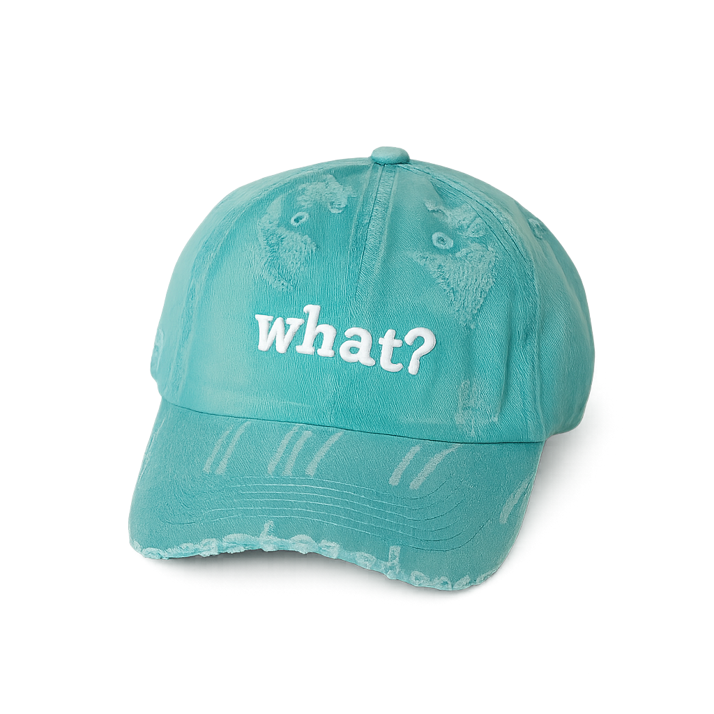 What? Distressed Cap
