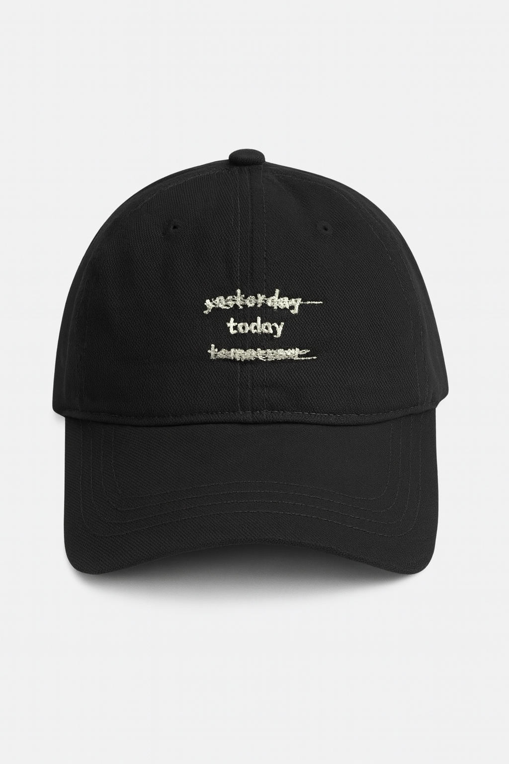 Yesterday Today Tomorrow Embroidered Cap
