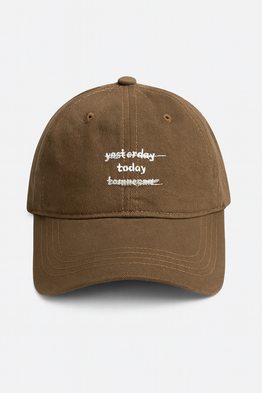 Yesterday Today Tomorrow Embroidered Cap
