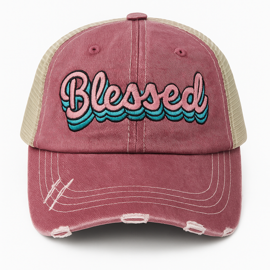 Blessed Distressed Cap