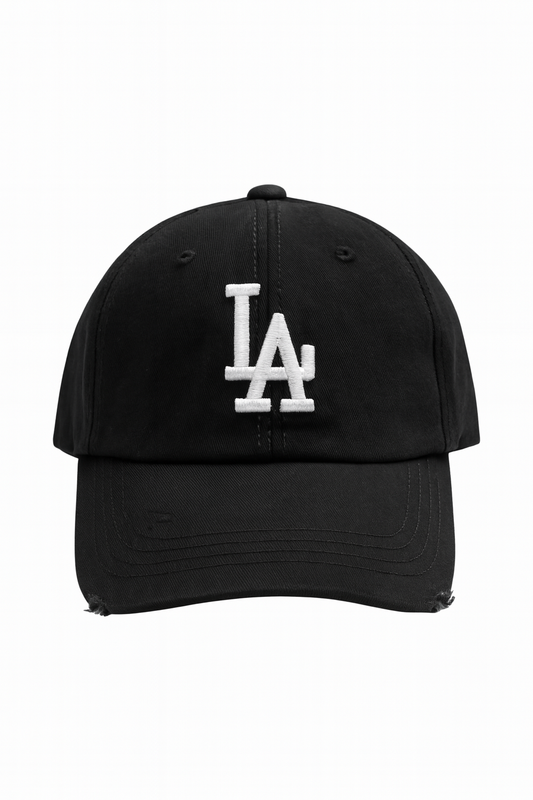 Distressed LA Baseball Cap