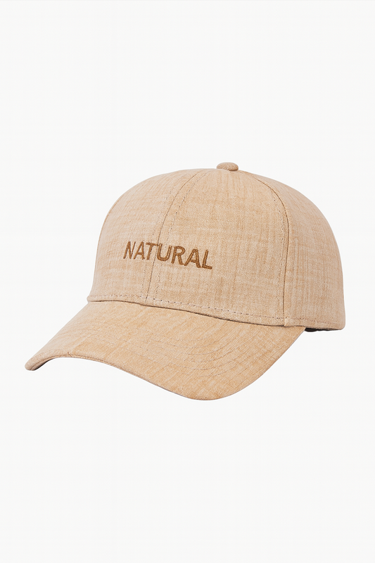 Natural Linen Cap