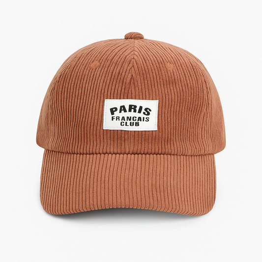 ''Paris''  Corduroy Cap