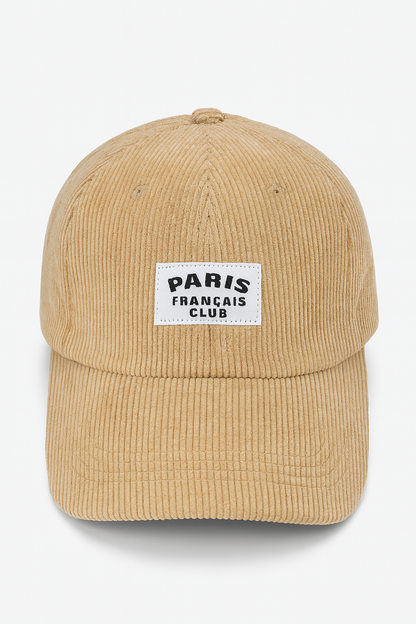 ''Paris''  Corduroy Cap
