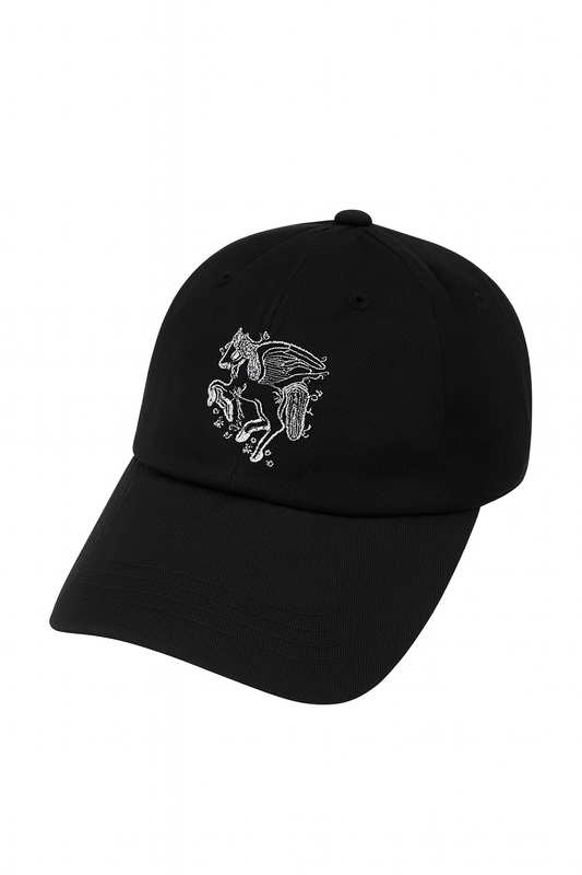 Pegasus Embroidered Jeans Cap