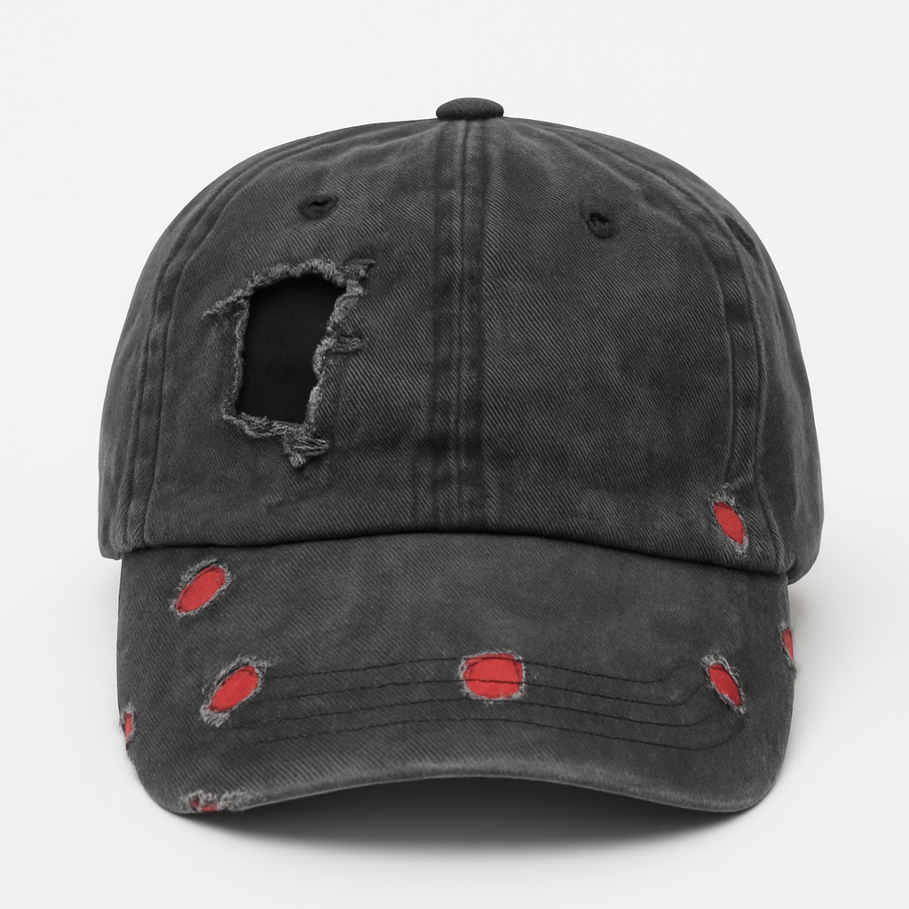 Ribbed Denim Cap