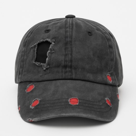 Ribbed Denim Cap
