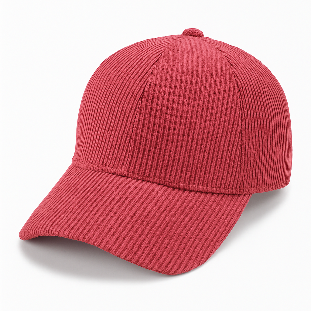 Soft Ribbed Corduroy Basic Cap