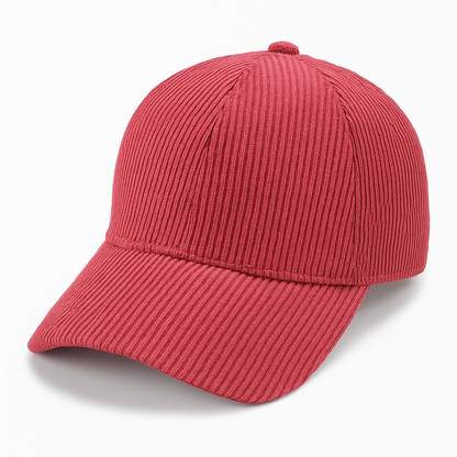 Soft Ribbed Corduroy Basic Cap