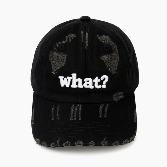What? Distressed Cap